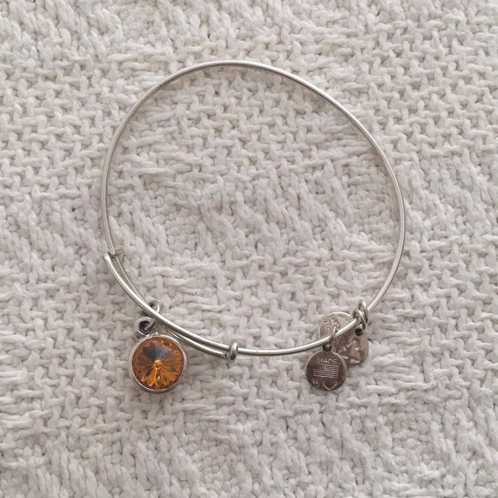 Alex and Ani November birth stone bracelet